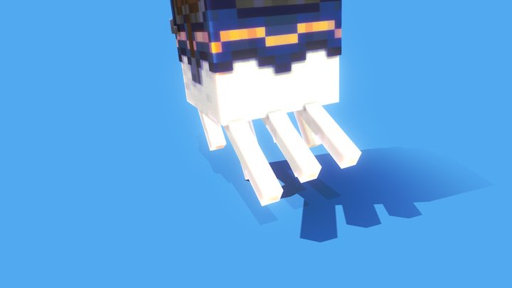 Happy Ghast in Minecraft! 3D Model