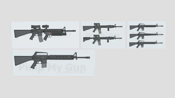 custom gun prop design templates.2 – Free 3D Model STL