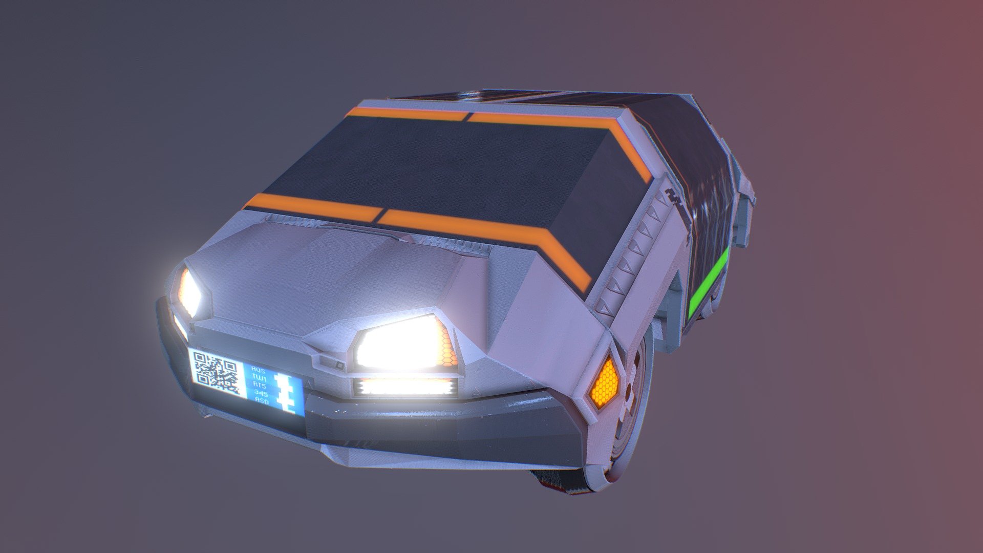 Generic Sci-Fi City Car (Not Finished)