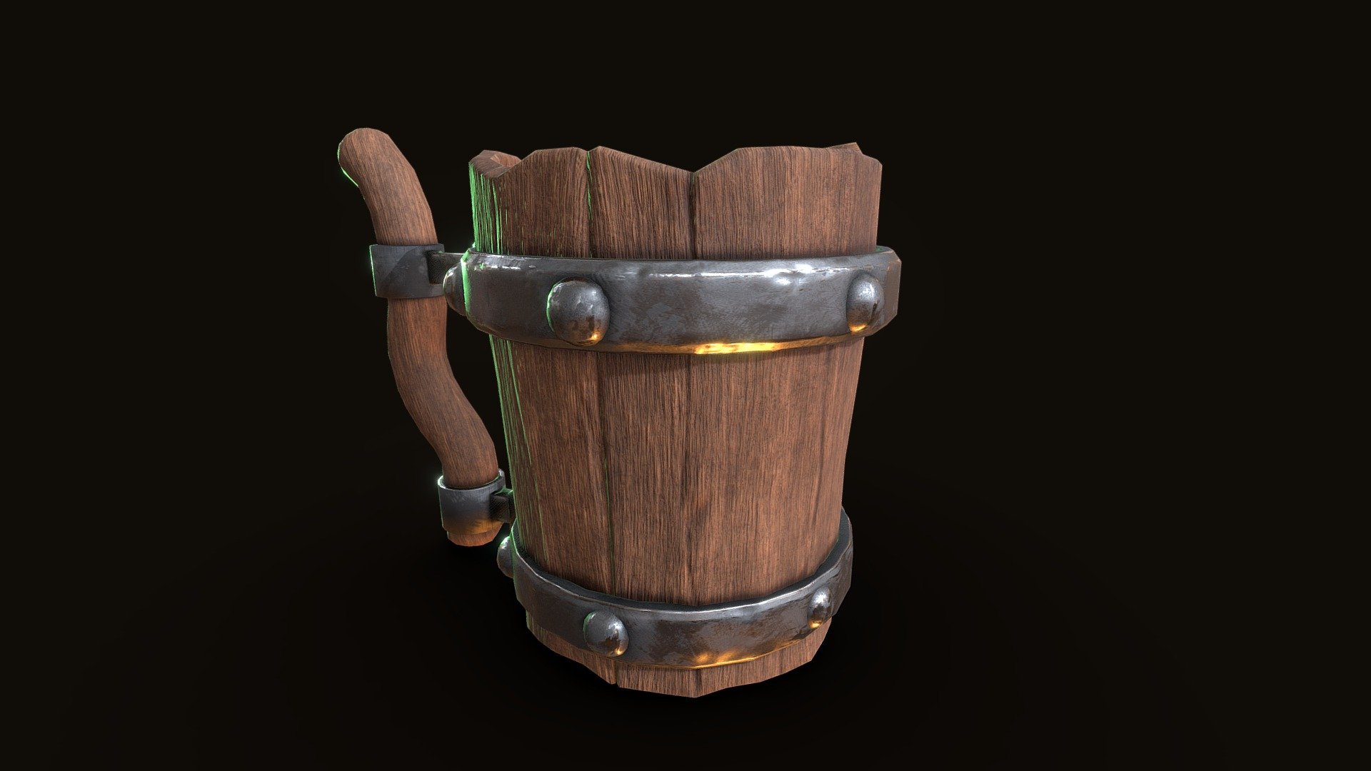 Wooden Beer Mug