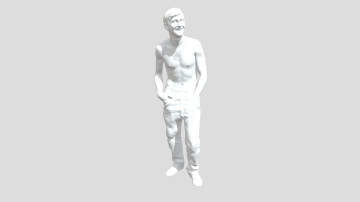 Smiling Youth 3D Model