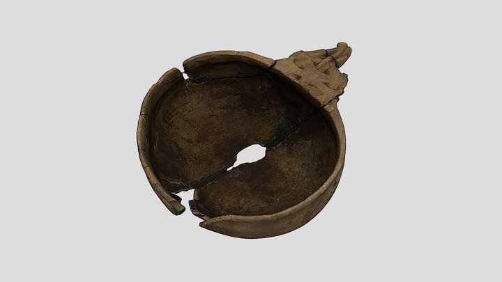 Viking Age Wooden Bowl 3D Model
