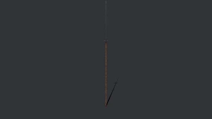 Naginata 3D Model