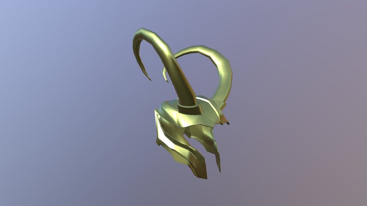 Loki Helmet 3D Model