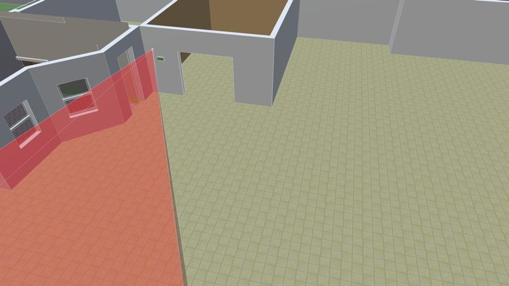 First Floor Motion Sensor Beam 3D Model