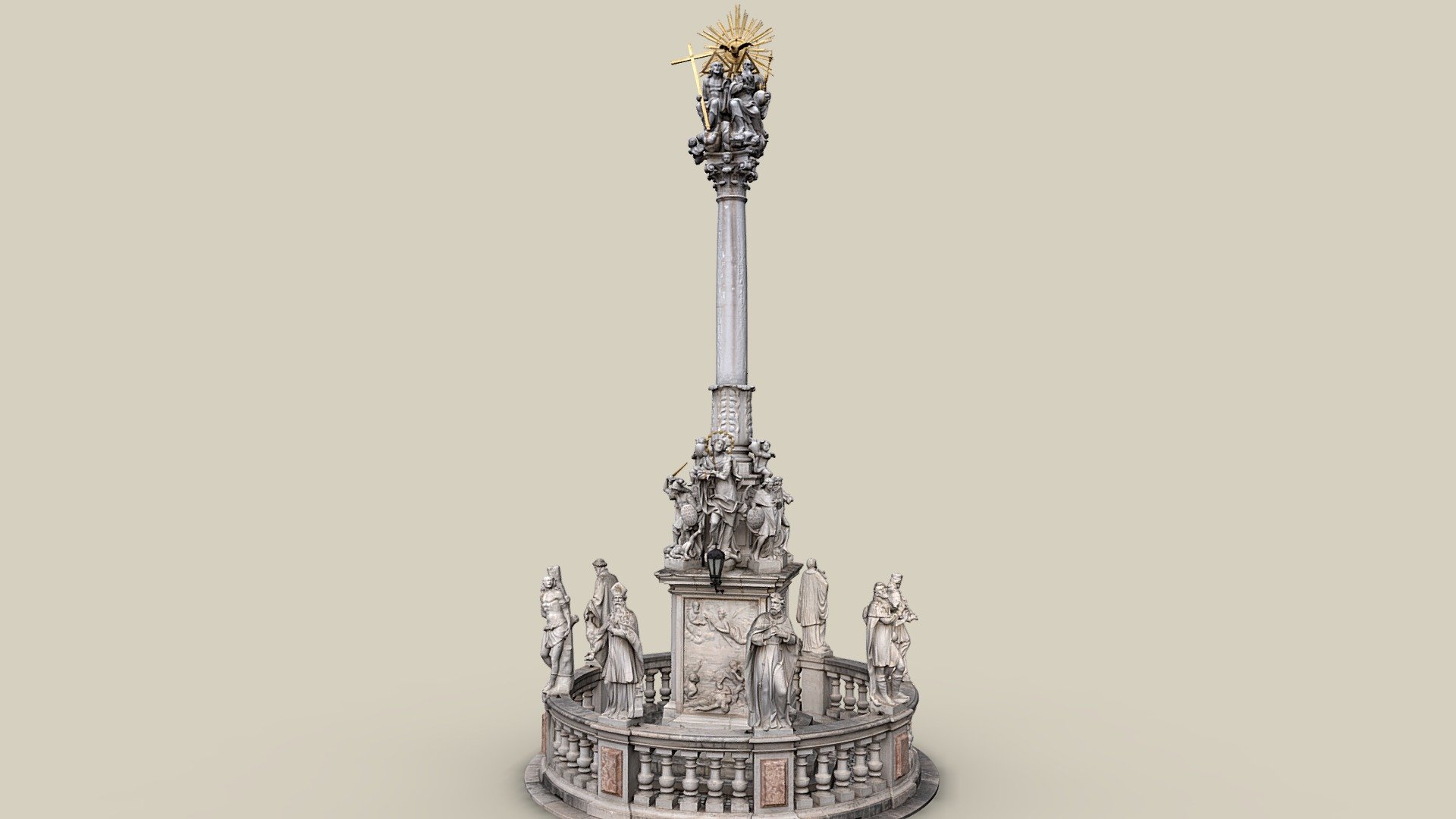 Pestsäule — Sketchfab embed 3D viewer