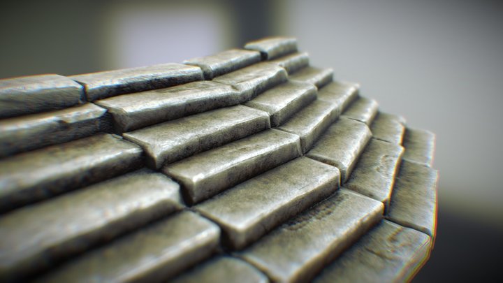 Stair-low-poly 3D Model