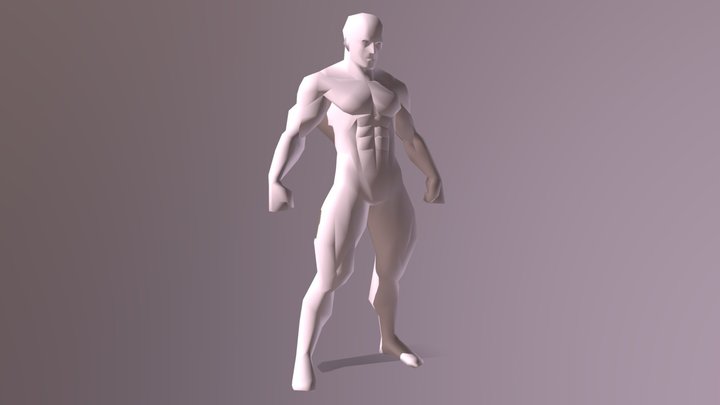 素体男 3D Model