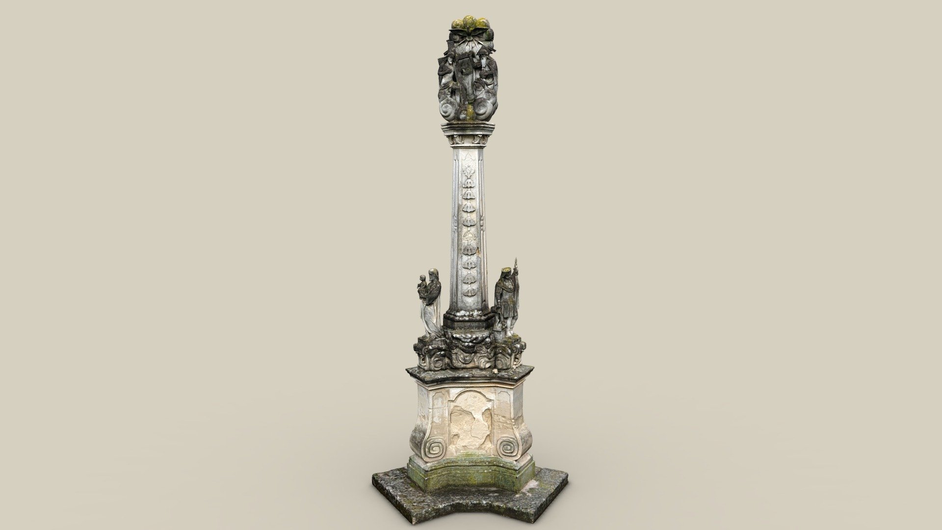 Dreifaltigkeitssäule — Sketchfab embed 3D viewer