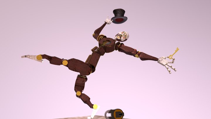 Key Guard - Original character 3D Model