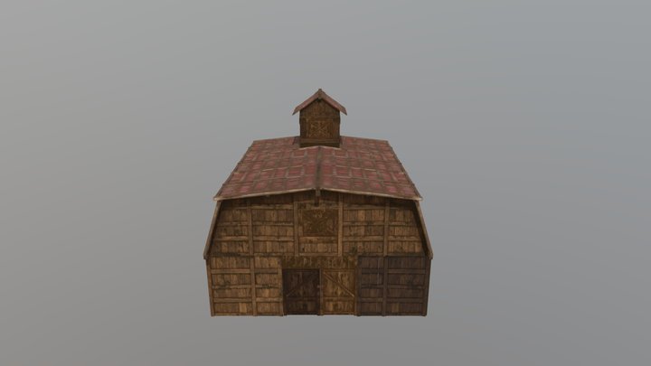 Barn House 3D Model