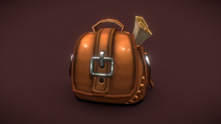 Bag - Hand Painted 3D Model