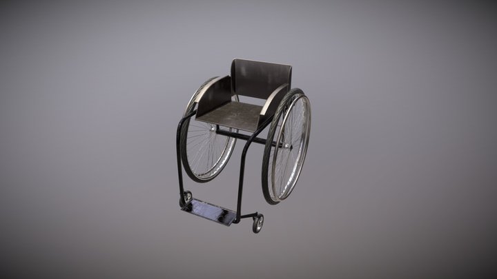 Wheelchair 3D Model