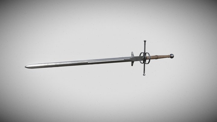 Zweihänder Sword 3D Model