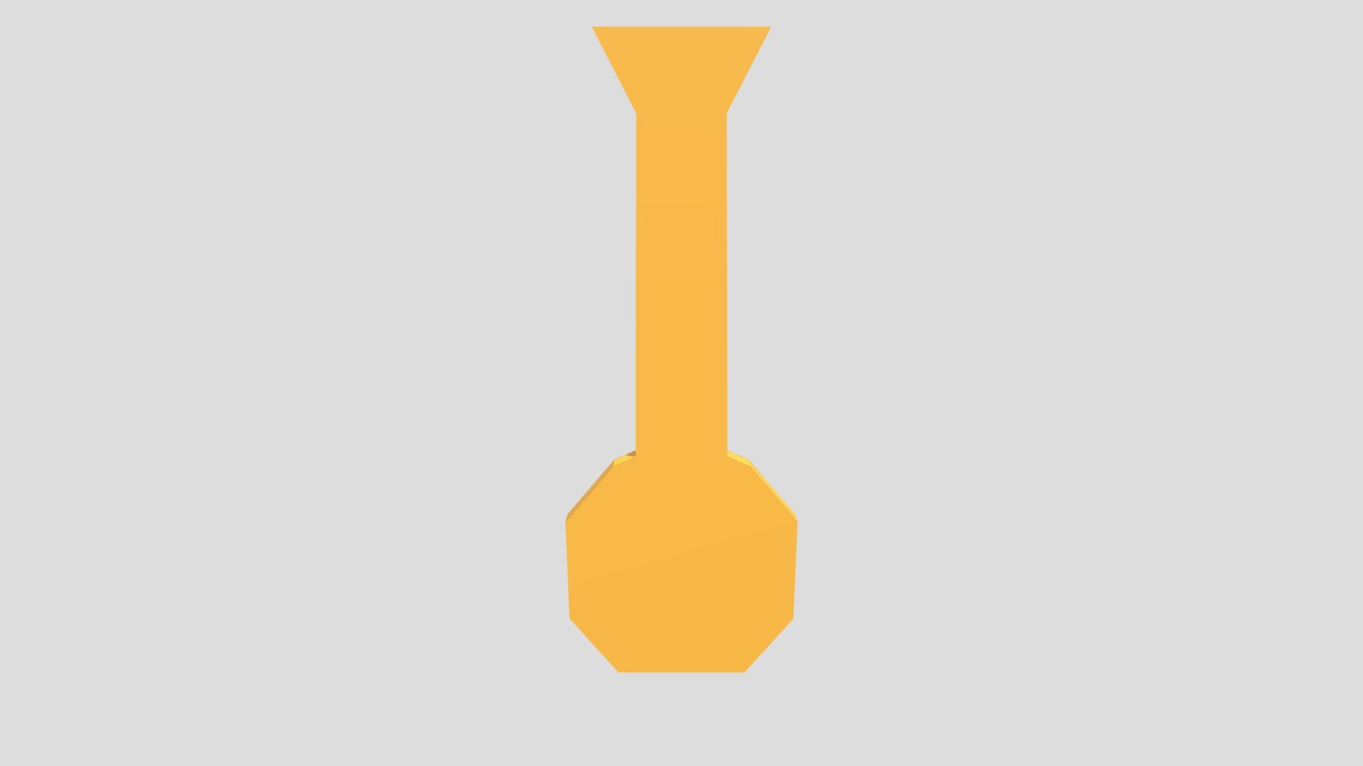 Low Poly, Old-Style Clock Pendulum