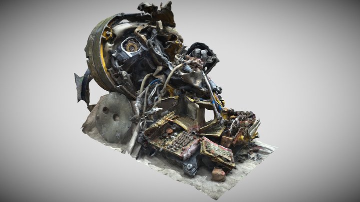 The "brain" of the OTR-21 "Tochka-U" 3D Model