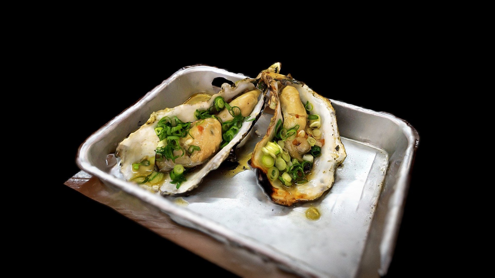 焼き牡蠣：baked oyster