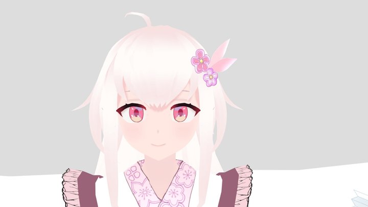 古都山しゆらさん 3D Model