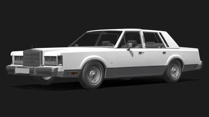 1989 Lincoln Town Car – Free 3D Model STL