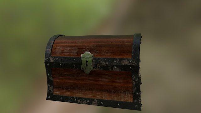 Treasure Chest 3D Model
