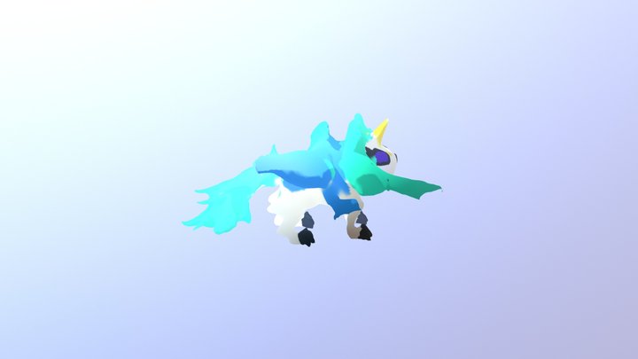 Mystic Wolf 3D Model
