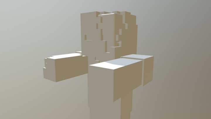 Minecraft Skull Zombie 1 0 3D Model