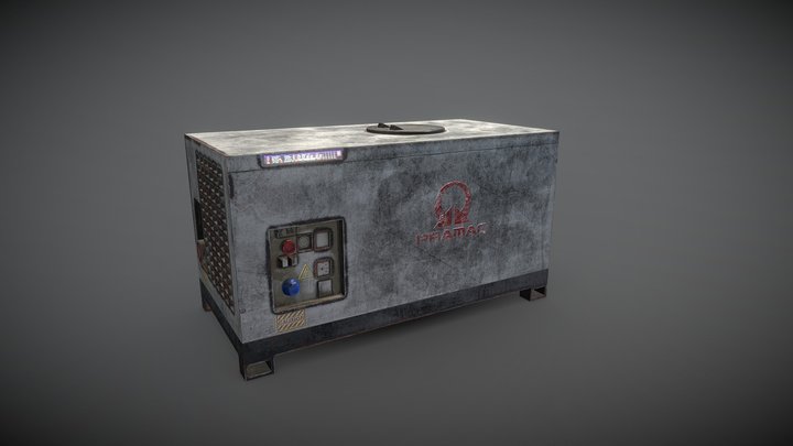 Rusted Generator – Modèle 3D gratuit STL