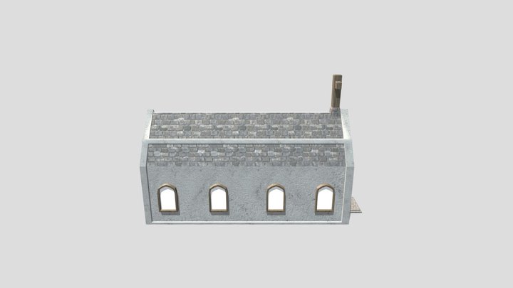 Small Church 3D Model