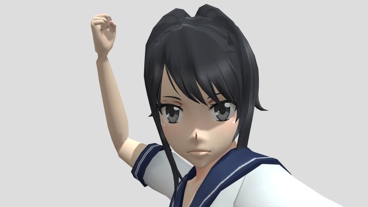 YandereSimulator-Knife Kill Animations (Ayano) 3D Model