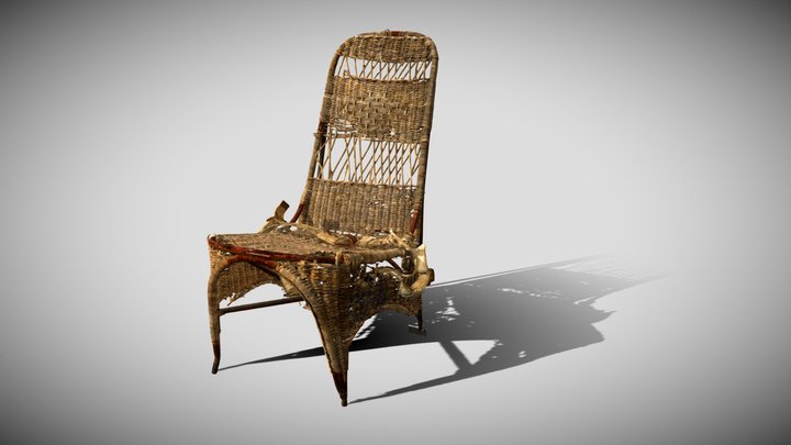 Airplane Chair at Yukon Transportation Museum 3D Model