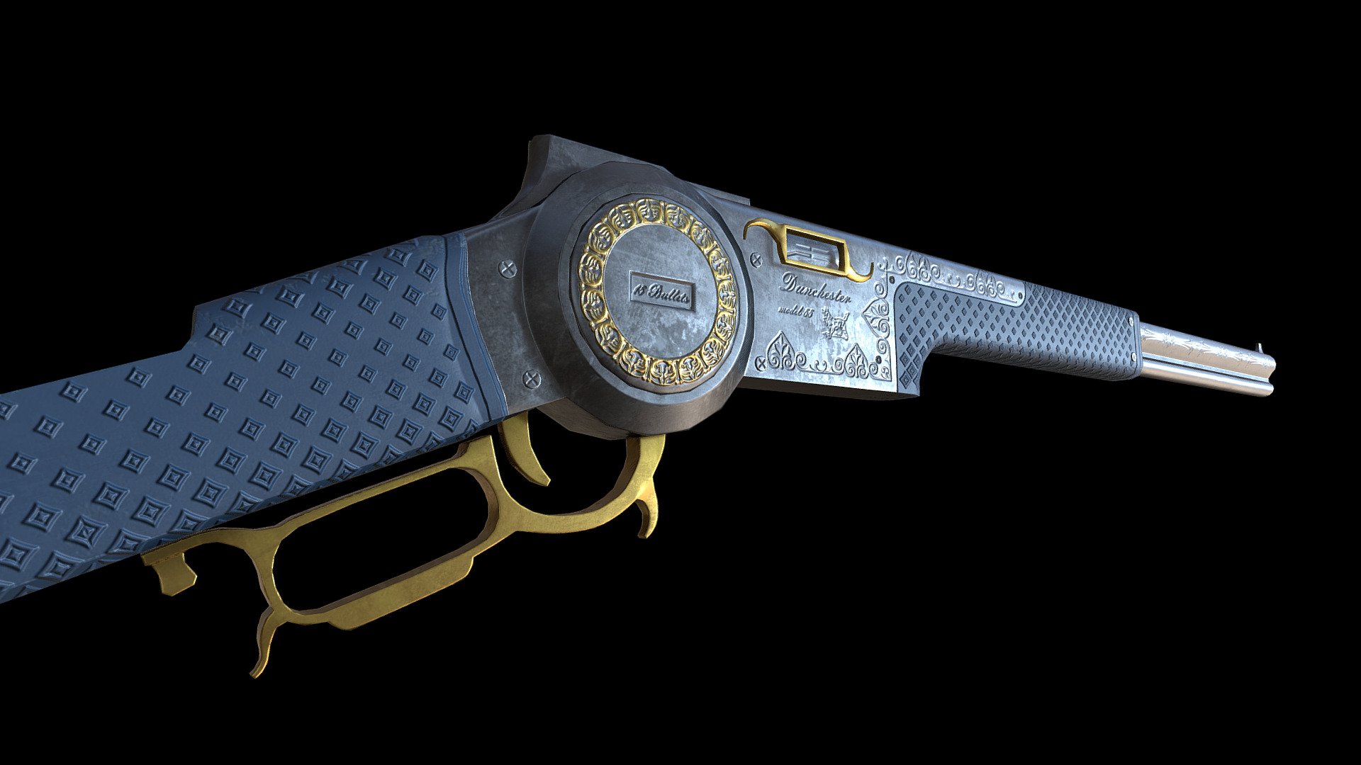 Dunchester steampunk rifle
