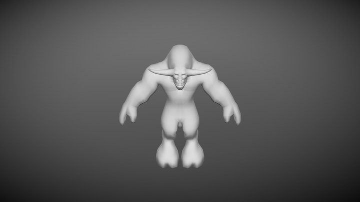 Tauren Base Mesh 3D Model