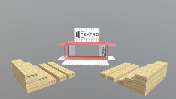 Teatro na Caixa 3D Model