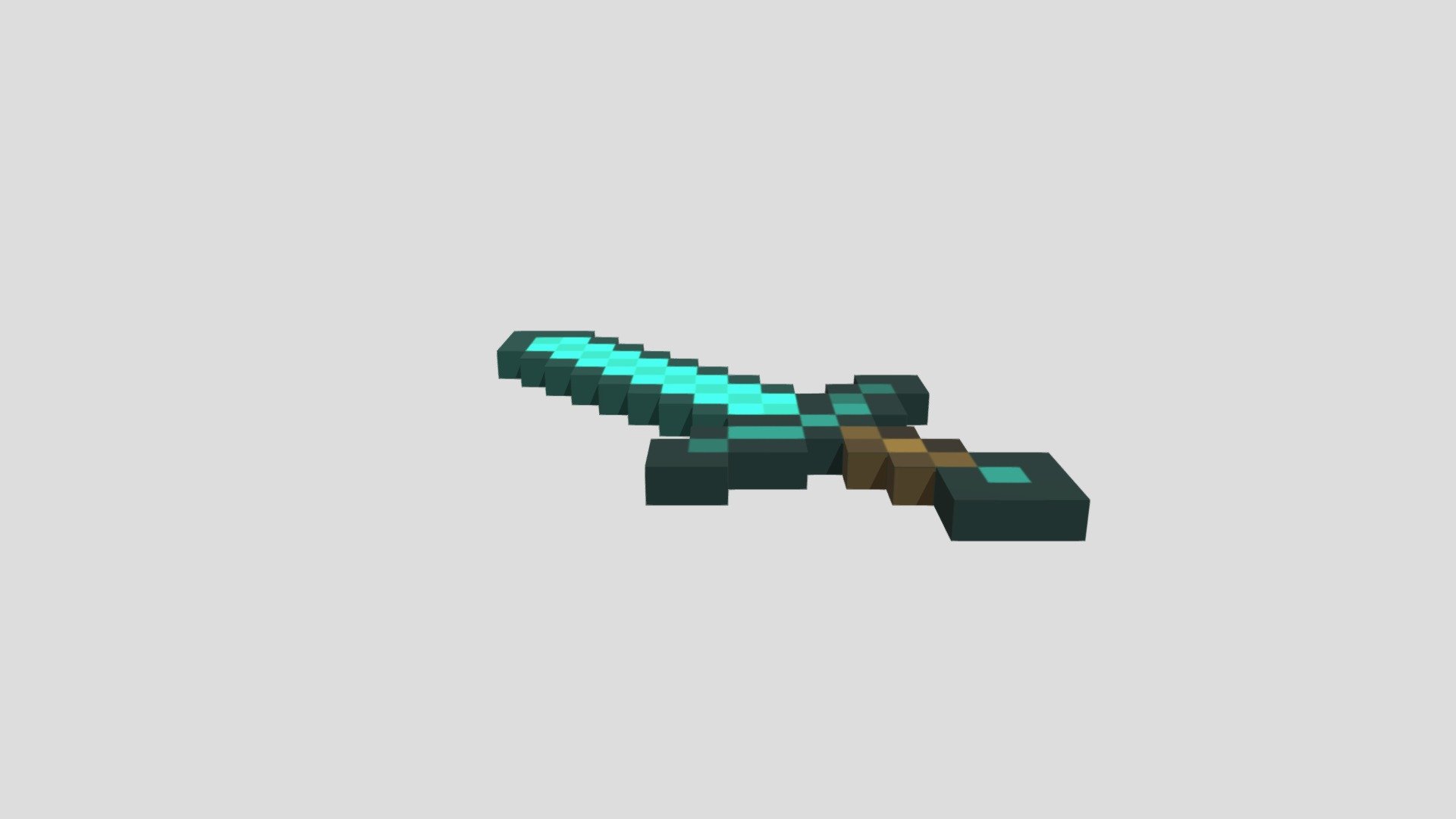 Minecraft-diamond-sword - Download Free 3D model by newboyzkai [4cb3f8b ...