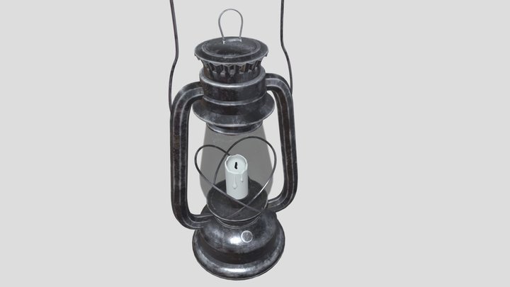 Old Lamp 3D Model