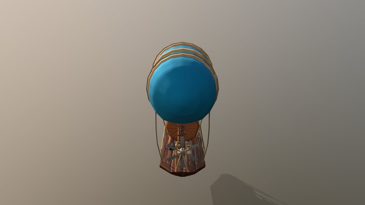 Flying ship-World Skills 2024 3D Model