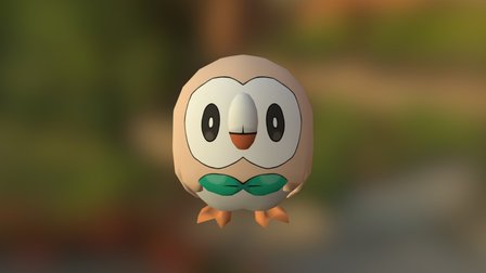 Rowlet 3D Model