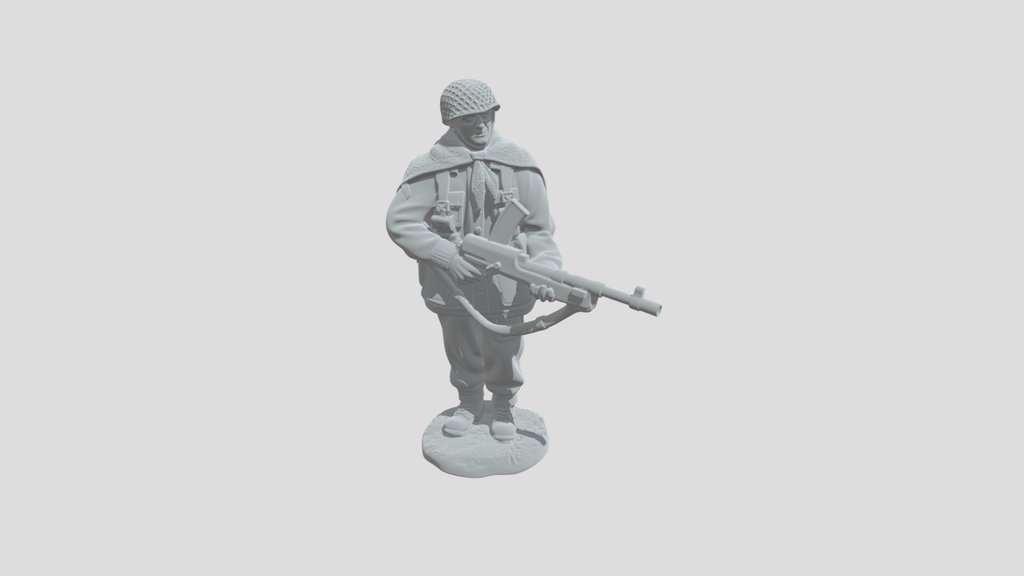 WWII Rifleman Figurine