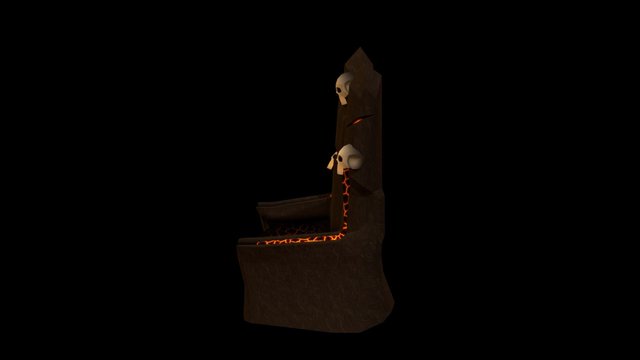 Evil Throne 3D Model