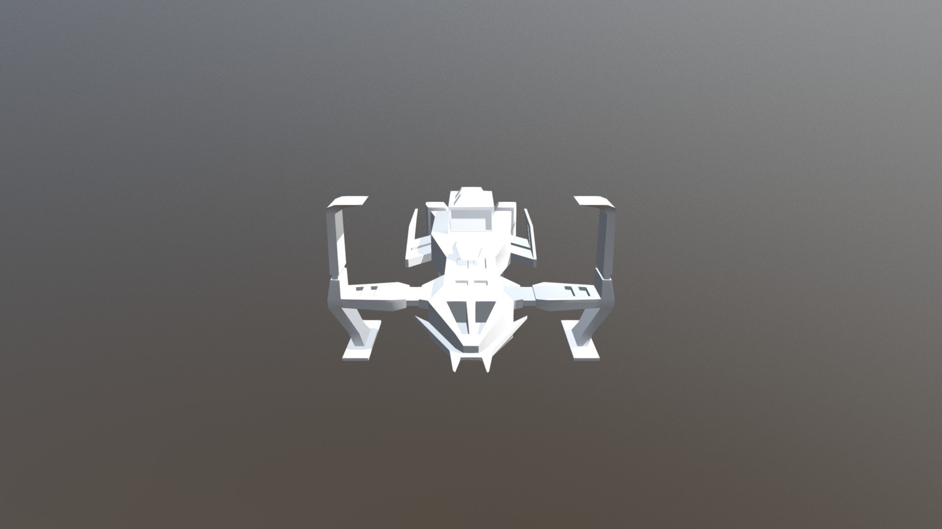 Low Poly Spaceship