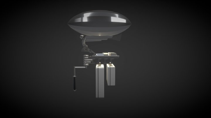 Flying Suitcase Trolley "ICARUS" | Draft 3D Model
