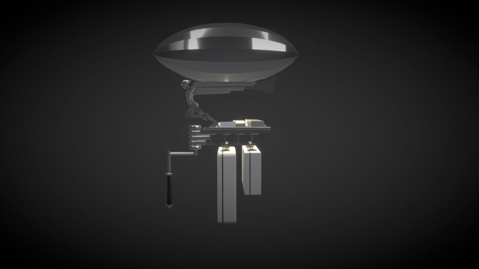 Flying Suitcase Trolley "ICARUS" | Draft