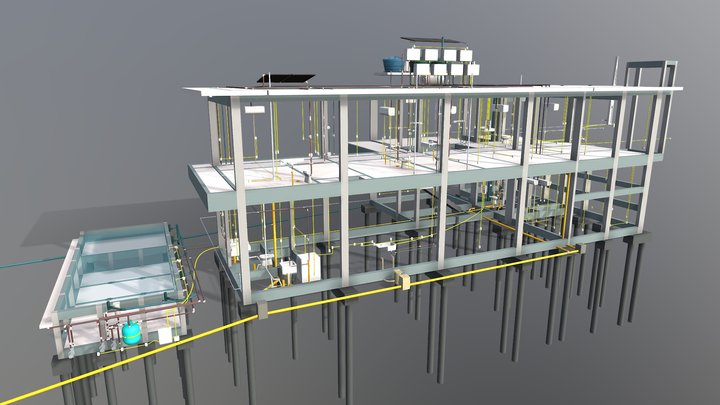 ESTRUTURA E INSTALAÇÕES - RESIDÊNCIA (152-24) 3D Model