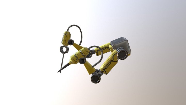 Robot Hands Test 3D Model