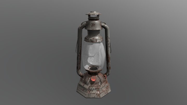 Lampara De Aceite 3D Model