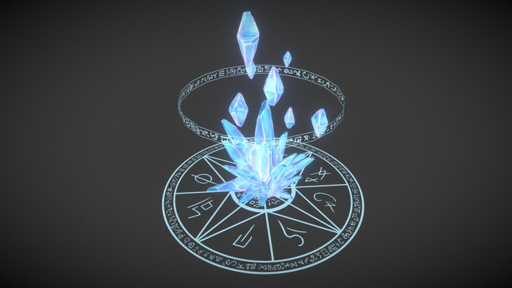 Magic Crystals 3D Model