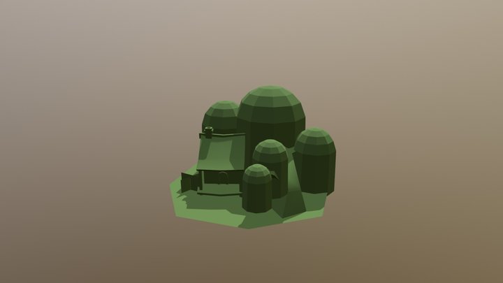 [unfinished] Louisiana Summer Cottage 3D Model
