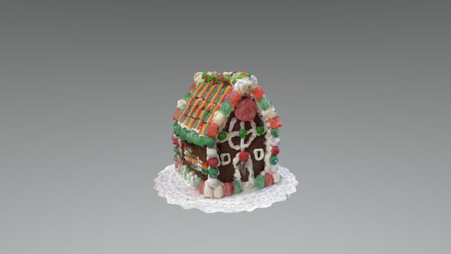 Gingerbread House 3D Model