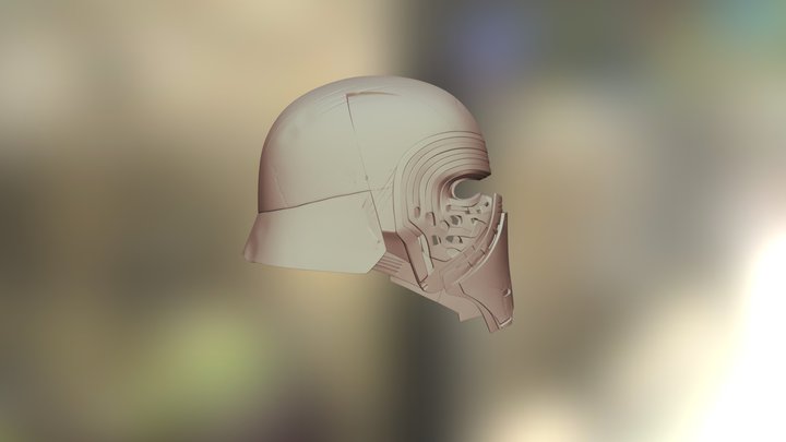 Kylo Ren Helmet 3D Model
