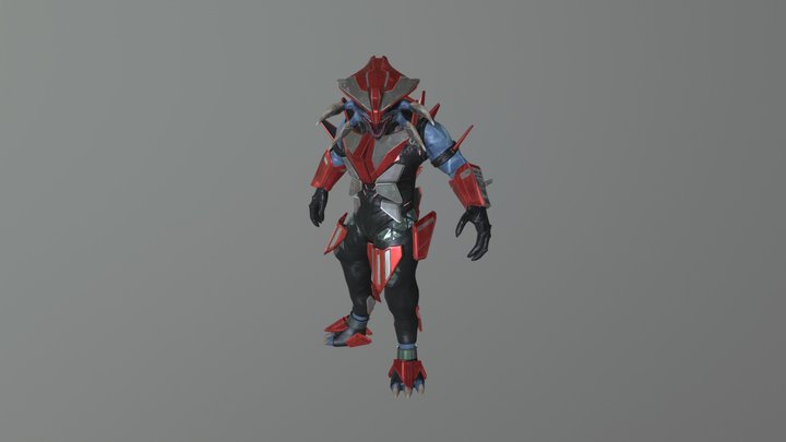 Dolforufus_armored 3D Model